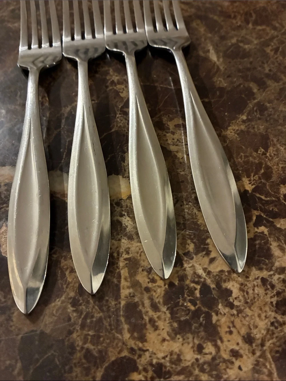 Martha Stewart Stainless Steel Set of 4 Dinner Forks